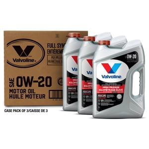 Valvoline Full Synthetic High Mileage MaxLife 0W-20 Motor Oil 3X5L
