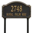 thumbnail image 1 of Whitehall 1297BG Williamsburg - Estate Lawn - Two Line- Black/Gold, 1 of 1