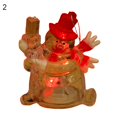 thumbnail image 2 of Transparent Santa Snowman Veilleuse LED Lumineuse Suspendue Décoration, 2 of 9