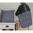 thumbnail image 5 of Soimoi Satin Silk Fabric Stripes & Whale Fish Ocean Print Sewing Fabric Yard 42 Inch Wide, 5 of 5