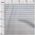 thumbnail image 1 of oneOone Tissu Popeline Sergé Coton Bio Chevron Ikat Imprimé au Mètre 42 Pouces de Large, 1 of 4