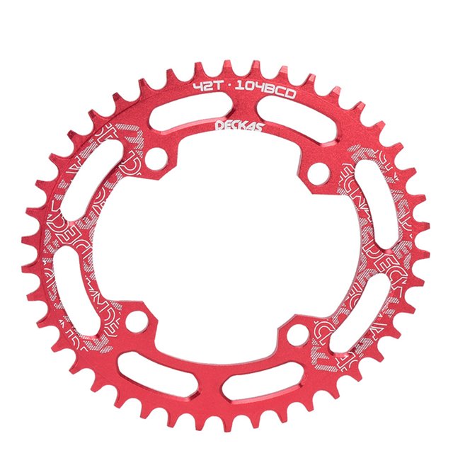 CAROOTU Chainring Narrow Wide Tooth Ultralight Aluminum Alloy Single Chainring Chainwheel For Bike Bicycle