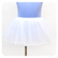thumbnail image 4 of AherBiu Baby Girl Clothes Rompers Skirt Jumpsuits Solid Color Shorts Rompers Long Sleeve Stretch Ballet Dance Bodysuit Performance Costume, 4 of 5