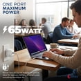 thumbnail image 2 of OXAA 65W USB-C GaN Fast Charging Bundle for iOS & Android – Includes Premium USB-C to C Cable Compatible with laptops, MacBooks, iPhone, Samsung, iPads & USB-C Enabled Devices, 2 of 7