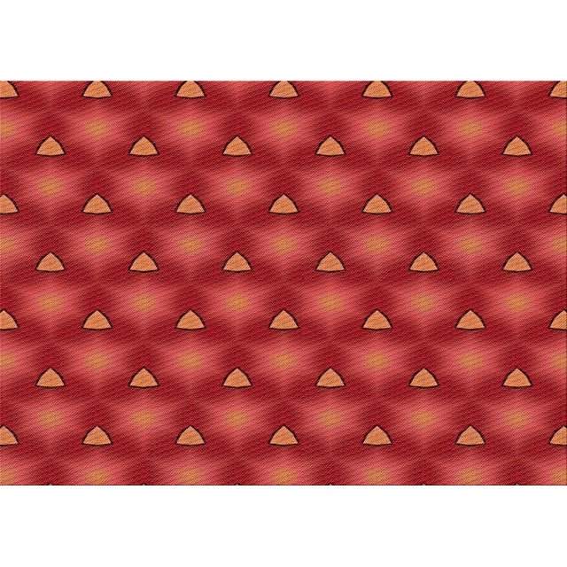 Ahgly Company Tapis d'Intérieur Rectangulaires Transitionnels Rouges Lavables à la Machine, 4 Pieds x 6 Pieds