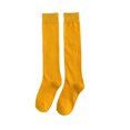 thumbnail image 2 of Youkk 1 Paire Dames Genoux Chaussettes Hautes Filles JK Robe Longs Bas Respirant Jaune, 2 of 6