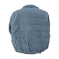 thumbnail image 4 of Women Stand Collar Quilted Jackets Long Sleeve Solid Color Full Zip Padded Jackets, 4 of 6