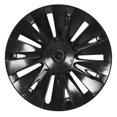 thumbnail image 4 of 4 Pcs Embout de Moyeu de Roue 19 Po Noir Mat Remplacement de Jante Sportive pour Tesla Modèle Y 2020 à 2023, 4 of 8