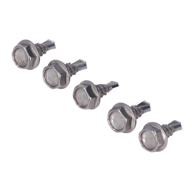 Vis de Fixation, Acier Inoxydable Stee Meilleure Capacité 4.8x13mm Vis Auto-Tappante 50 Pcs pour Meubles