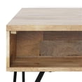 thumbnail image 4 of Simpli Home Hunter Petite Table Basse à Plateau Relevable avec Rangement Caché et Compartiments Ouverts, Naturel, 4 of 9