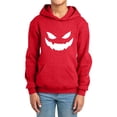 thumbnail image 2 of Aocisk Chandail à Capuchon à Enfiler pour Garçons avec Imprimé d'Halloween, Veste Douce, Chandail Décontracté Confortable pour Enfants, Rouge, 7-8 Ans, 2 of 4