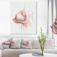 thumbnail image 1 of Cute Sphinx Watercolor Illustration - Large Animal Canvas Artwork, 1 of 4