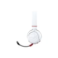 thumbnail image 4 of HyperX Cloud Mini Over-Ear Sound Isolating True Wireless Headphones - White/Red, 4 of 11