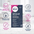 thumbnail image 3 of Veet® Professional™ Wax Strips with Easy Gelwax, Hair Removal, Remove the Shortest Hairs, Sensitive Formula, Legs & Body, 40 Count + 4 Wipes, 3 of 12