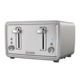 thumbnail image 4 of Black + Decker 4-Slice Extra Wide Toaster, in Stainless Steel, 4 of 5