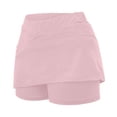 thumbnail image 4 of Jupe de Tennis Décontractée pour Femmes avec Poche, Tenue Active pour Yoga, Sport, Performance, Style Jupe-Short, 4 of 6