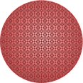 thumbnail image 1 of Ahgly Company Tapis Rond Lavable en Machine Intérieur Transitionnel Rouge, 8 Pieds Rond, 1 of 7