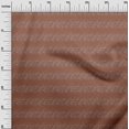 thumbnail image 3 of oneOone Tissu Flex Coton Marron Feuilles Matériel de Robe Tissu Imprimé Tissu au Mètre 40 Pouces de Large, 3 of 5