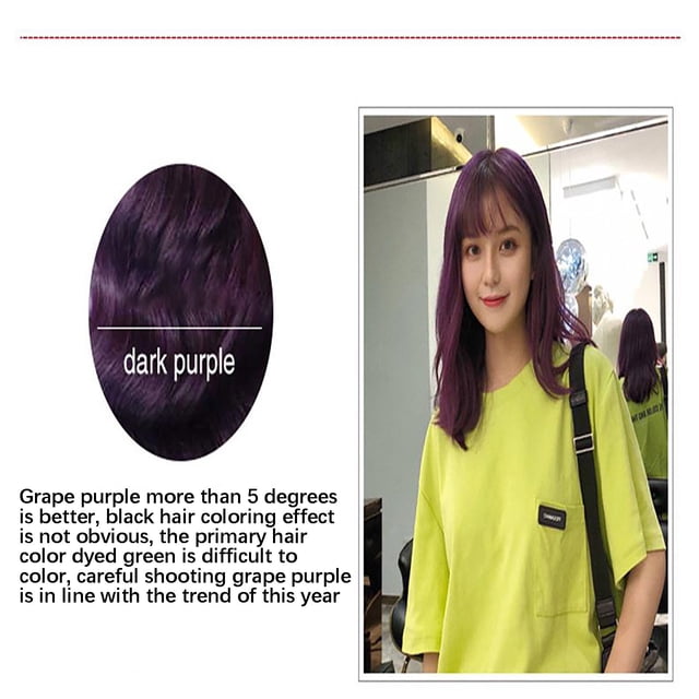 mtvxesu Mermaid Hair Coloring Shampoo Mild Safe Hair Dyeing Shampoo For All Hairs Sale