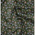 thumbnail image 1 of Soimoi Green Cotton Poplin Fabric Insect Print Sewing Fabric Yard 42 Inch Wide, 1 of 6