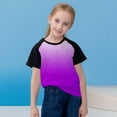 thumbnail image 4 of Plebaso T-Shirts de Mode pour Enfants Unisexe T-Shirts à Dégradé Col Rond Garçons Filles T-Shirts d'Été Hauts, 4 of 7