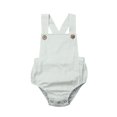 thumbnail image 2 of EYIIYE Baby Cotton Romper Sleeveless Sling Solid Color Jumpsuit, 2 of 6