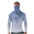 thumbnail image 2 of Handshe Summer Print Lightweight Skin Jacket, Breathable Sun Protection UPF 50+ UV Resistant with Face Cover Sleeves, Hiking Outdoor Sports Rash Guard Hooded Shirt,Plus Size, 2 of 5