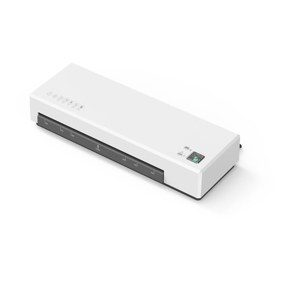 Desktop Laminator Machine Set A4 Size Hot And Cold Lamination 2 Roller System 9 Inches Max Width Suitabe For A4/A5/A6