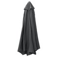 thumbnail image 3 of 9ft 6 Ribs Umbrella Replacement Canopy Garden Patio Market Table Outdoor Deck Umbrella Replacement Canopy Cover 6 Colors (Canopy Only), 3 of 9
