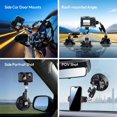thumbnail image 4 of Ulanzi TB15 Aluminum Suction Cup Mount – 360° Camera Magic Arm Car Rig System, Heavy-Duty Suction Base for DSLR, GoPro, Action, and Mirrorless Cameras, 4 of 16