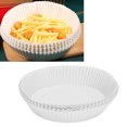 thumbnail image 4 of Fryer Baking Paper, Oil Proof Heat Resistant Round Non Stick Disposable 50PCS Baking Paper Liner Food Grade  For Restaurant White, 4 of 8