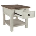 thumbnail image 4 of Signature Design by Ashley Bolanburg Table d'Appoint à 1 Tiroir en Blanc Antique, 4 of 5