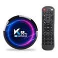 thumbnail image 1 of Mistaha K98 PLUS Android 13.0 Smart TV Box with RK3528 Chip, 8K Decoding, Dual-band WiFi, BT5.0, Infrared Remote, 4GB+64GB, US Plug 110-240V, 1 of 7
