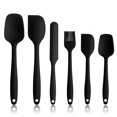 thumbnail image 2 of Ensembles de 5/6 Spatules Sans BPA Grattoirs en Silicone Cuillère Antiadhésive Résistant à la Chaleur Ustensiles de Cuisine Outils de Cuisson, 2 of 3