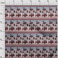 thumbnail image 2 of oneOone Polyester Lycra Grayish Blue Fabric Geometric|Leaves & Floral Block Fabric For Sewing Printed Craft Fabric By The Yard 56 Inch Wide, 2 of 4