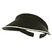 thumbnail image 2 of Women's Piping Clip On Visor, Black, 2 of 4