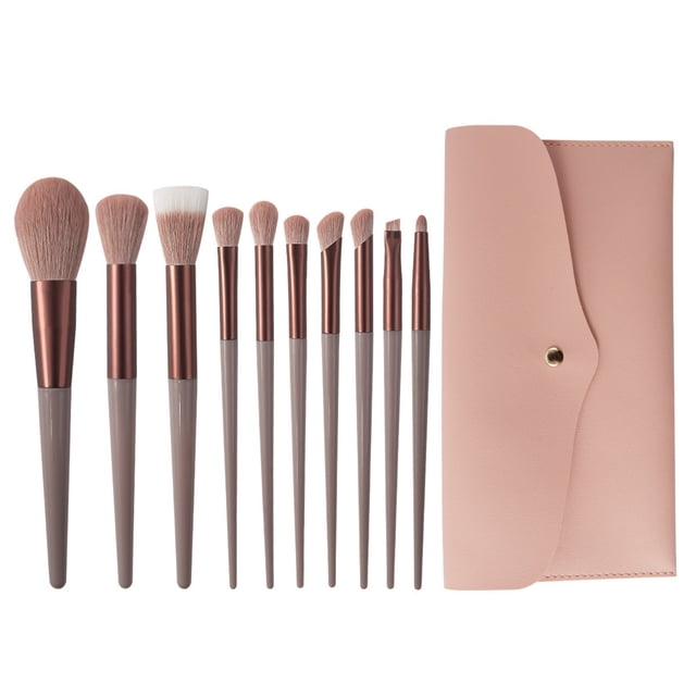 Hearth & Gear Makeup Brush Set For Beauty Tools Foundation Blending Powder Contouring Brush Kit Chin Lift Face Ice Roller Cartridges for Tattooing Rose Suction head Tweezers Face Stone Eyelid Lifter