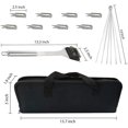 thumbnail image 2 of Bbq Barbecue Tool Set, 20 Pcs Stainless Steel Barbecue Accessories With Storage Bags, Complete Outdoor Barbecue Grill Utensils Set, Bbq Grilling Tools, 2 of 5