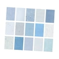 thumbnail image 3 of Abbracc 15 Pieces Scrapbook Paper Aesthetic Textured Paper for Writing Drawing Diary Blue, 3 of 7