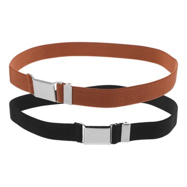 KAKOWELY 2 Pcs Ceintures Élastiques Faciles à Utiliser pour Garçons Ajustables Multicolores pour l'École