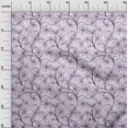 thumbnail image 3 of oneOone Tissu en Velours Violet Floral Rétro pour Robe Tissu Imprimé au Mètre 58 Pouces de Large, 3 of 5