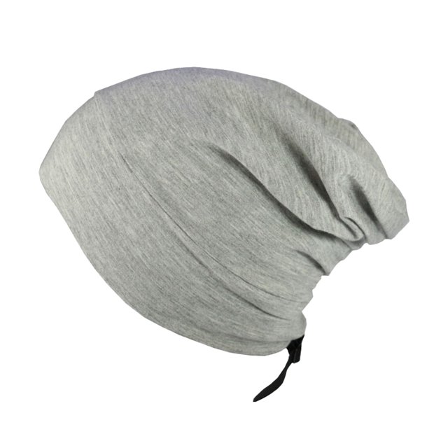 Bonnets de Voyage Unisexes Automne Hiver Couvre-Chef Réglable Accessoires de Couvre-Chef Couleur Unie Empilable Tricoté Gris Clair