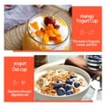 thumbnail image 4 of Cagogo 2Pcs Mini Yogurt Maker Machine, Homemade Yogurt Cup For Kitchen And Office, Portable Glass Yogurt Machine With Automatic Function For Healthy Diet, 4 of 9