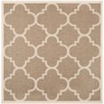thumbnail image 1 of Safavieh Courtyard Brown Indoor Outdoor Rug - Square 7'10", 1 of 6