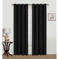 thumbnail image 1 of Jacquard Blackout Panel W 8 Grom -Linea -Black - Set of 2, 1 of 1