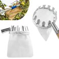 thumbnail image 3 of Metal Fruit Picker Orchard Gardening Peach High Tree Picking Tools Fruit Catcher Collection Pouch Farm Garden Tools, 3 of 5