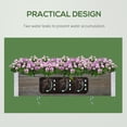 thumbnail image 4 of Outsunny 38" x 12" Raised Garden Bed, Elevated Wooden Planter Box, 4 of 10