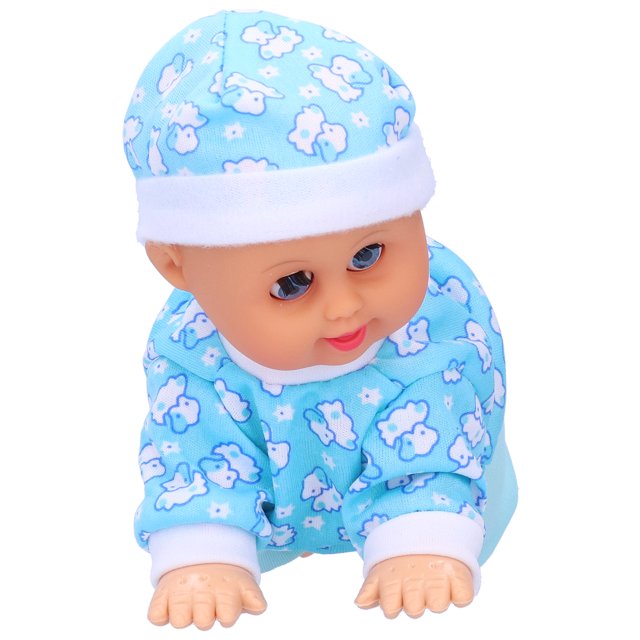 Poupée Bébé Rampante Électrique, Poupée Intelligente Électrique Multifonctionnelle à Piles, avec Fonction Interactive pour Jouet Éducatif pour Enfants Cadeau d'Anniversaire Fille 10 Po S Fille, 10 Po S