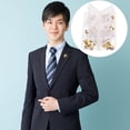 thumbnail image 3 of 1 Box of Alloy Enamel Lapel Pin Backs Lapel Pin Backs Pin Safety Backs Flat Round Pin Clasp, 3 of 8