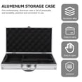 thumbnail image 3 of CNKOO Outil de Valise pour Hommes Mallette en Aluminium Portable Transport Valises Rangement Homme Verrouillable Aspect Femmes, 3 of 6